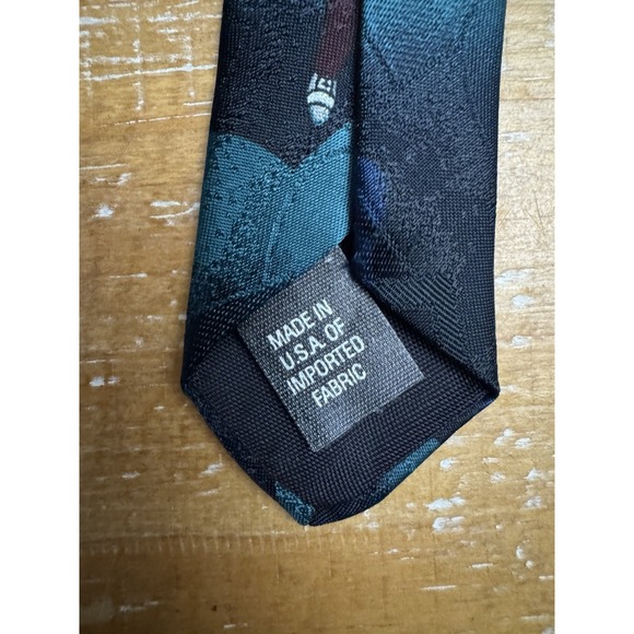 American Sports USA Made Golf Golfer Playful Novelty Tie Father Gift - Picture 4 of 5